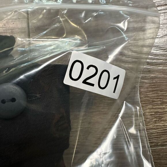 Designs Lane Bryant Women’s Size 22 24 Vintage Button Down Blouse Black Pockets - Picture 7 of 7